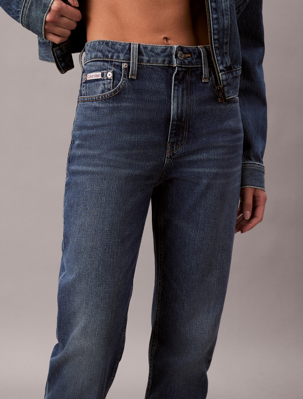 High Rise Straight Jeans, STANTON, hi-res