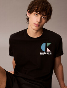 Graphic Logo T-shirt, Black, hi-res