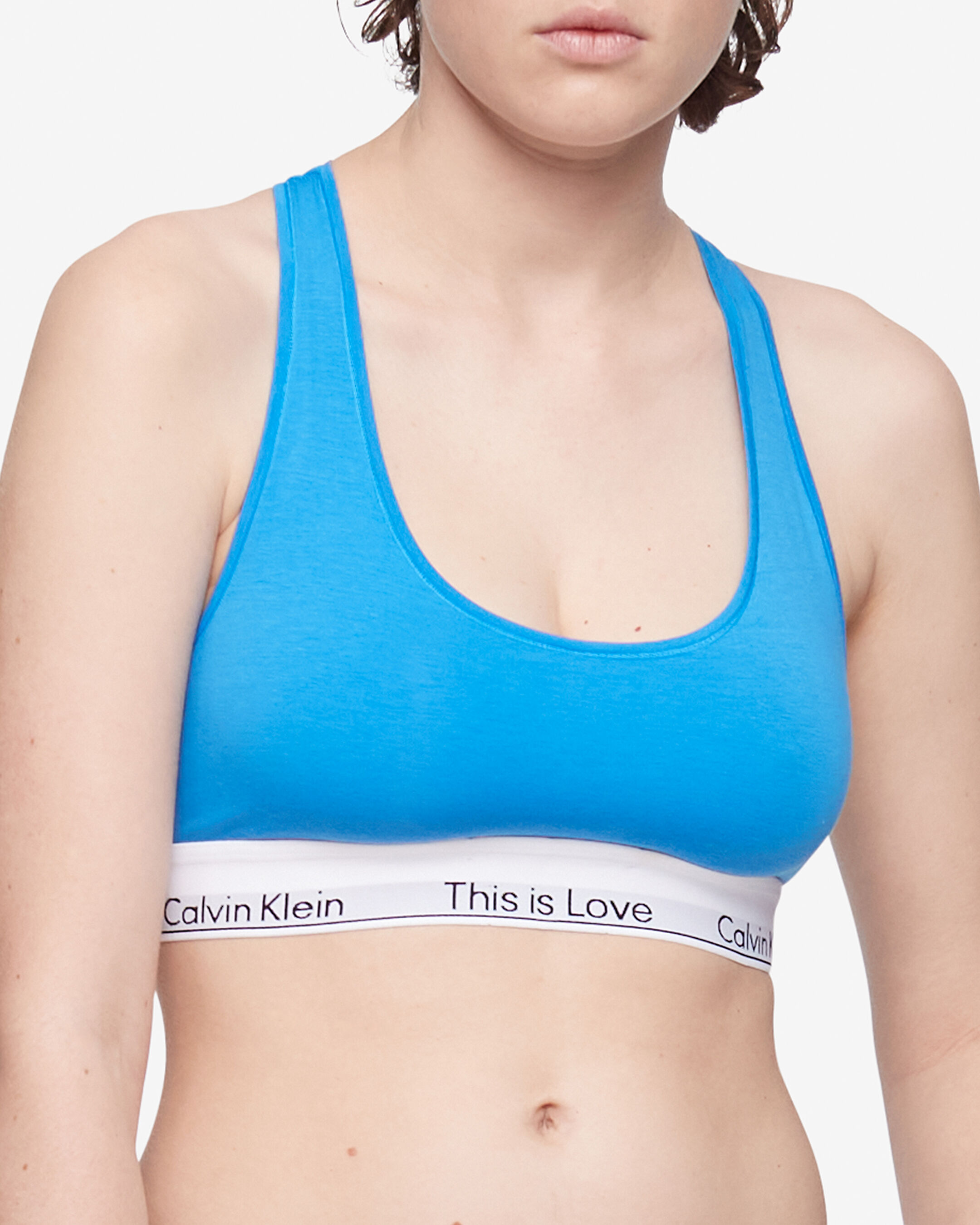 Calvin klein blue bralette outlet