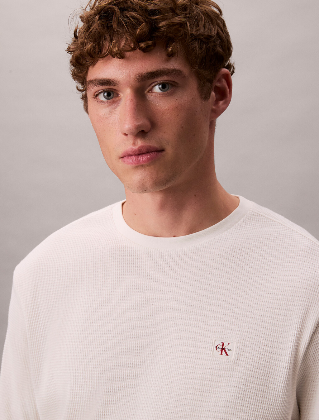 長袖華夫格 T 裇, Tofu, hi-res