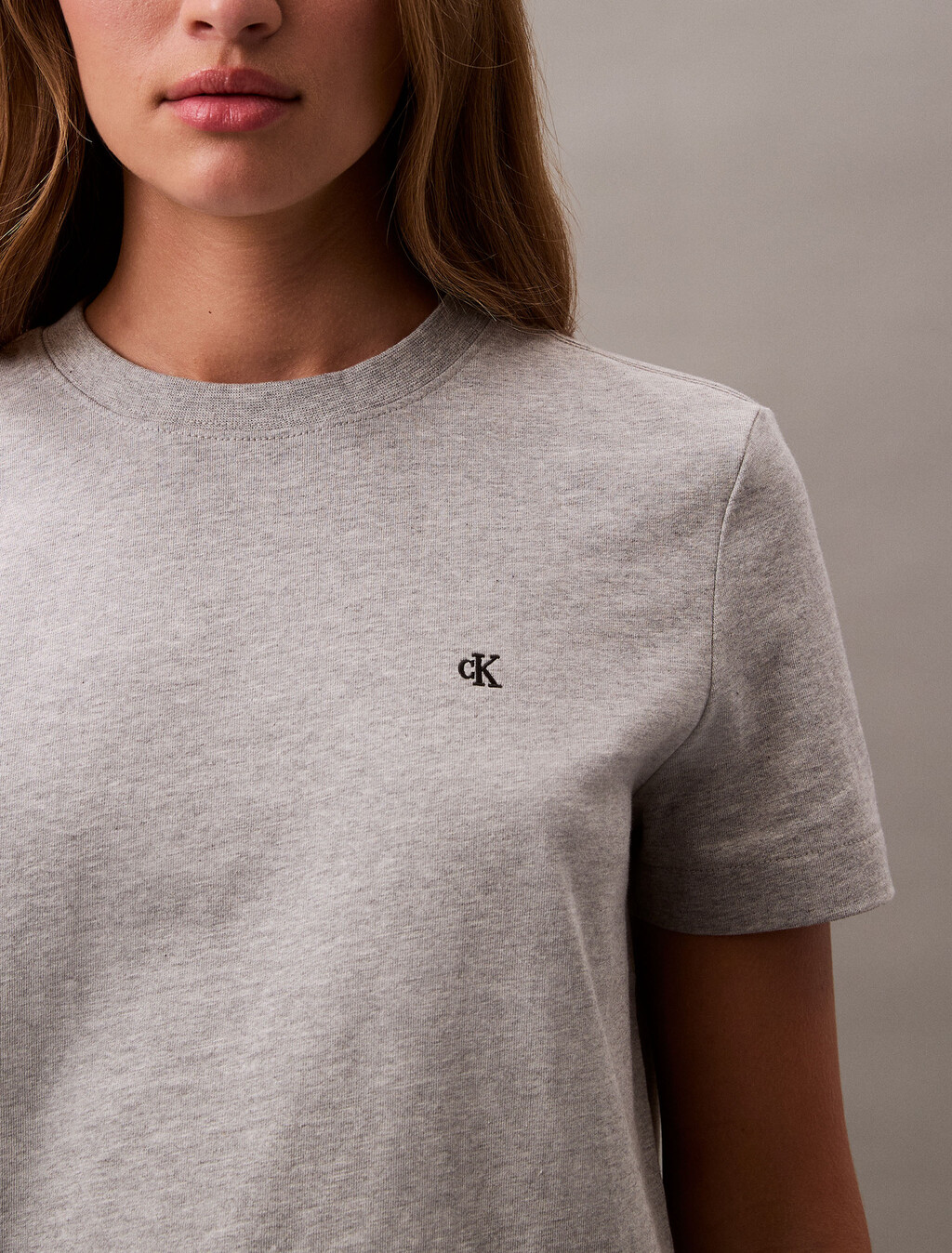 CLASSIC SLIM T 恤, HEROIC GREY HEATHER CM1BK 08, hi-res