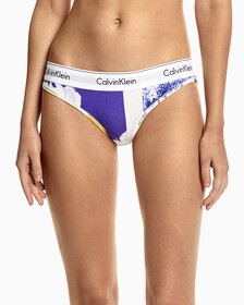 MODERN COTTON BIKINI, Hero Graphic Floral+White, hi-res