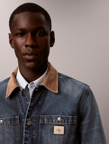 Utility Denim Jacket, SHORT LINE, hi-res