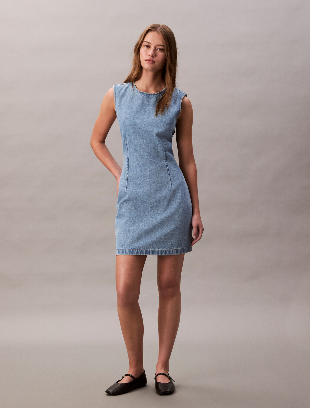 Open Back Cap Sleeve Dress, HUNTINGTON, hi-res