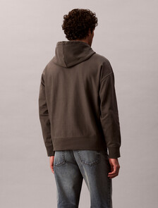 Premium Fleece Monogram Logo Hoodie, Beluga, hi-res