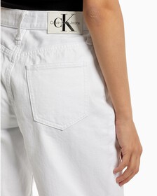 RECONSIDERED 90S STRAIGHT SHORTS, White, hi-res