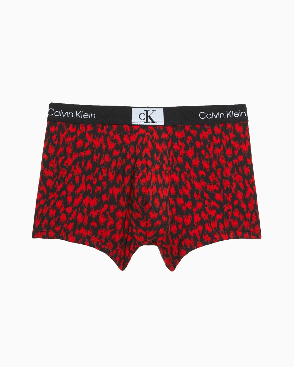 CALVIN KLEIN 1996 TRUNKS, BLURRED LEOPARD PRINT_HAZARD, hi-res