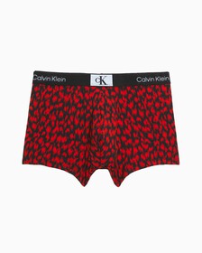 CALVIN KLEIN 1996 TRUNKS, BLURRED LEOPARD PRINT_HAZARD, hi-res