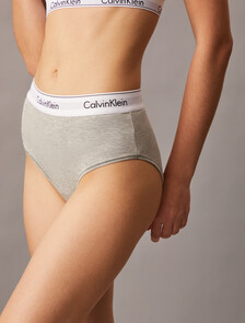 Icon Cotton Modal High Waist Bikini, H111 Heather Grey (Legacy 020), hi-res