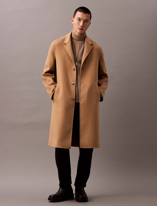 Wool Blend Overcoat