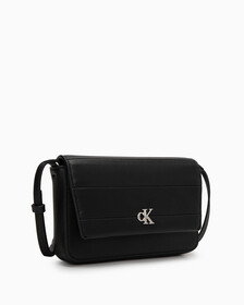 MINIMAL MONOGRAM 掛肩銀包, BLACK, hi-res