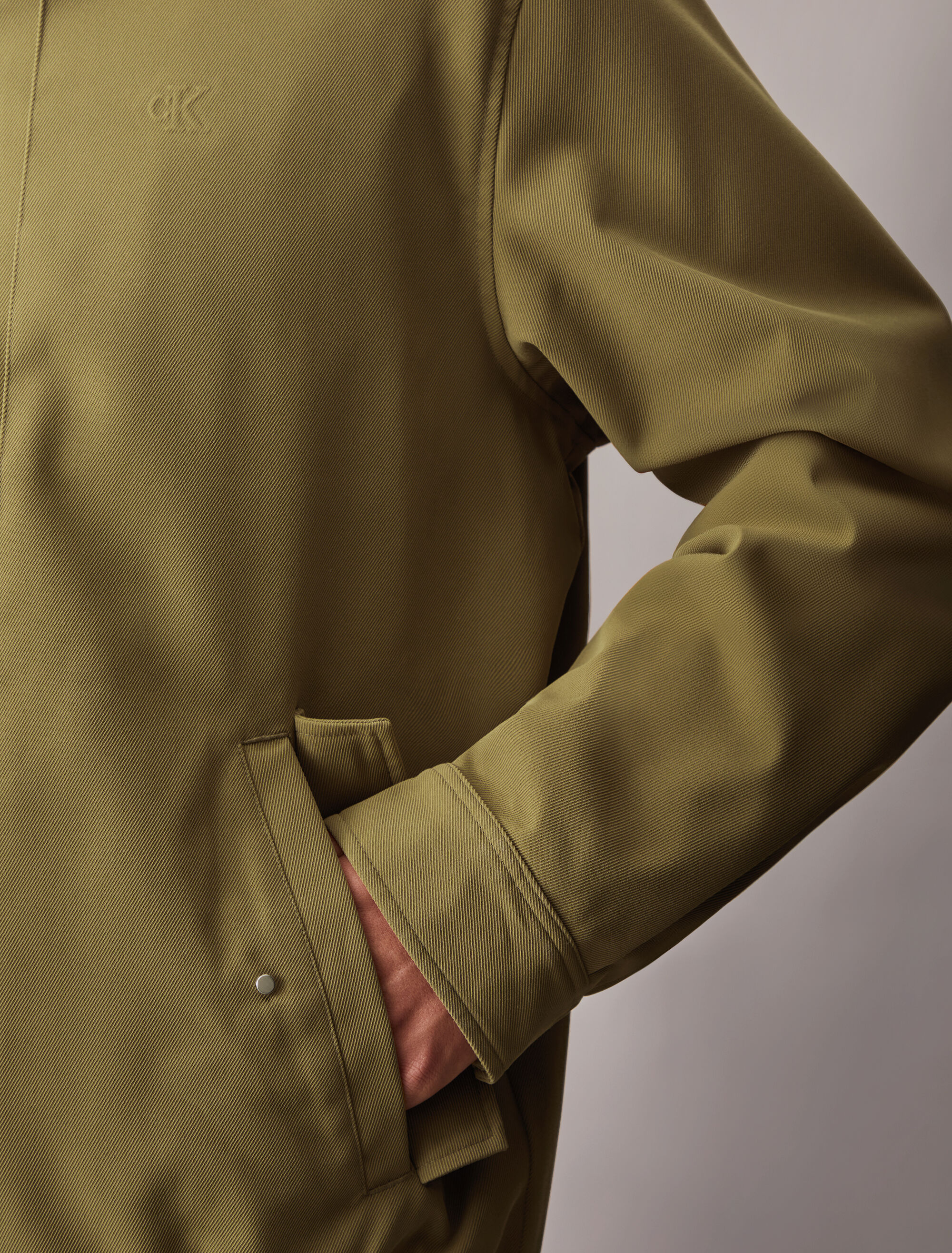 Technical Twill Jacket | green | Calvin Klein Hong Kong