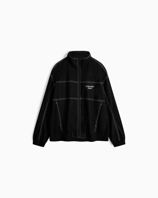Varsity 弧形標誌企領外套