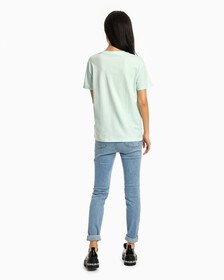 INSTITUTIONAL STRAIGHT TEE, Clear Seafoam, hi-res