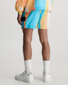 Recycled Nylon Multicolour Shorts, Gradient Shift, hi-res
