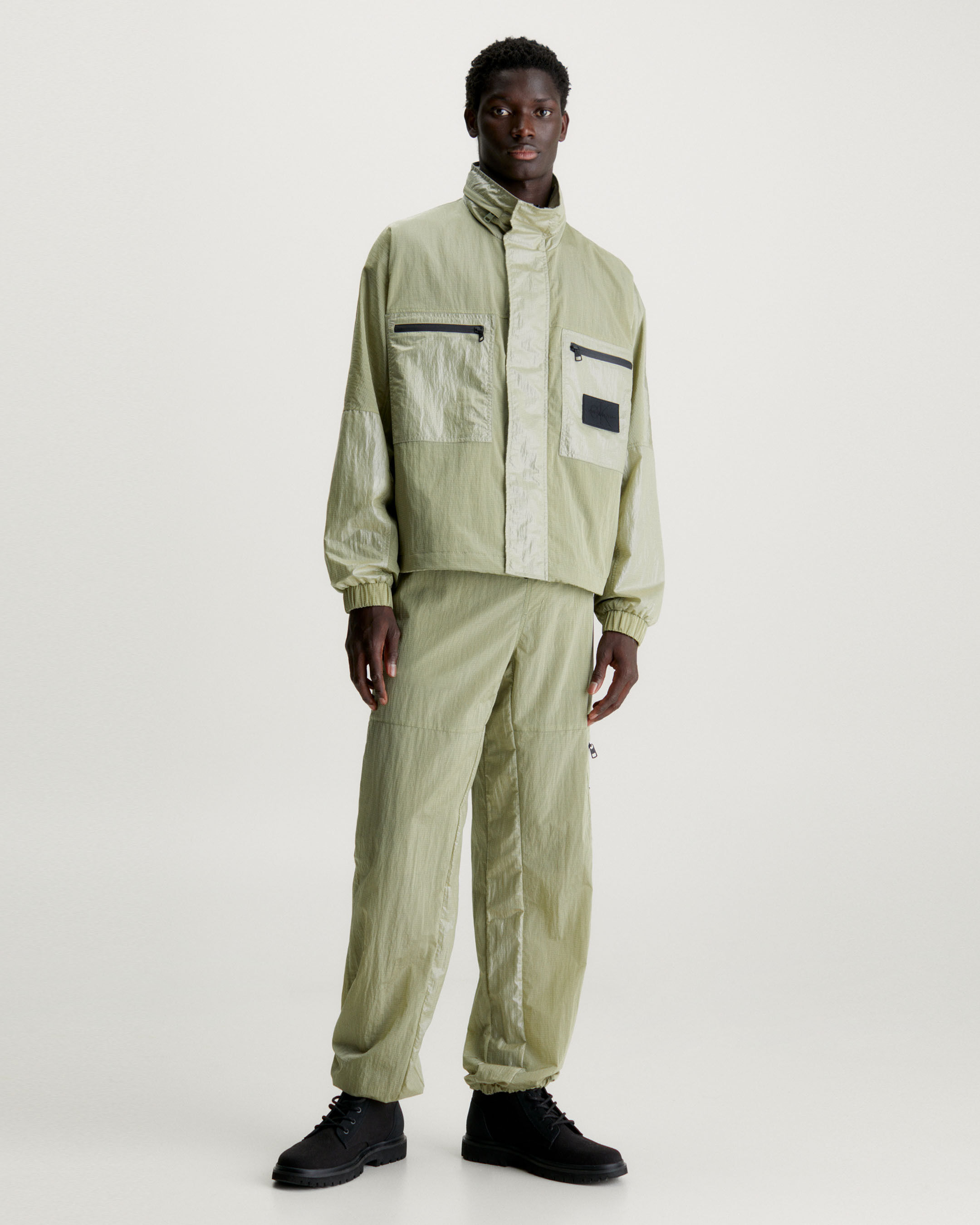 Relaxed Nylon Cargo Pants green Calvin Klein Hong Kong