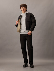 厚棉質標誌連帽衛衣, Light Grey Heather, hi-res