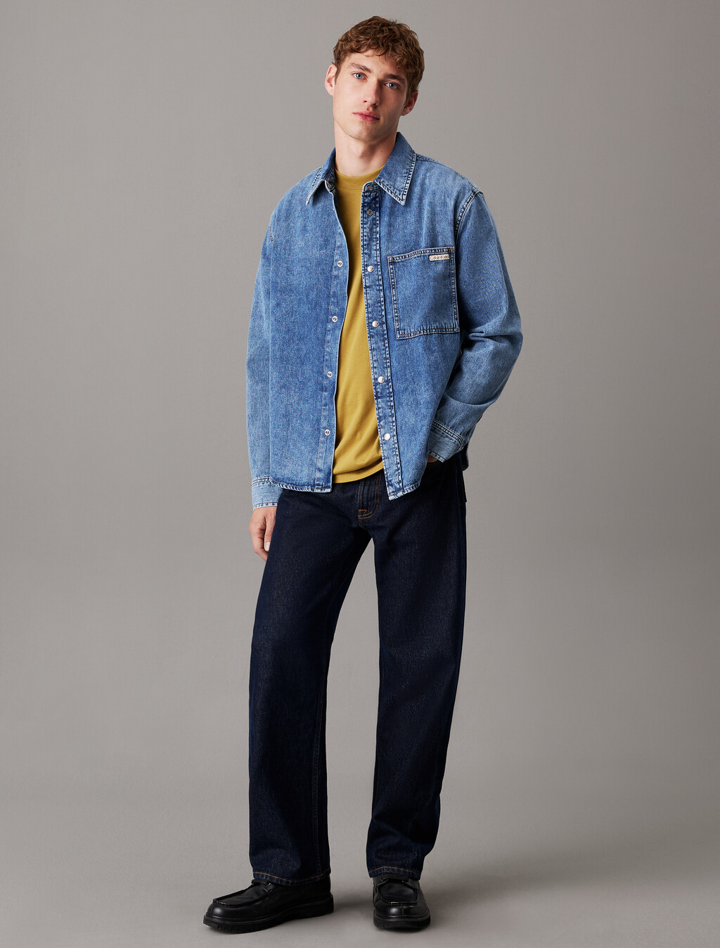 牛仔襯衫, Denim Light, hi-res