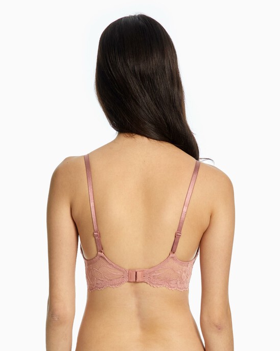 SEDUCTIVE COMFORT LOTUS FLORAL LIGHTLY LINED PLUNGE BRA