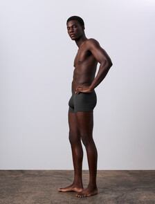 Jung Kook for Calvin Klein Heritage Cotton Monologo Trunk, Peat, hi-res