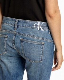 37.5 Body Ankle Jeans, Med Blue Dstr Back Embro Embro Hem, hi-res
