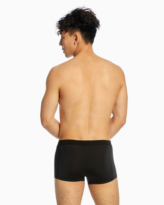 CK Black Pieced Jacquard Low Rise Trunk