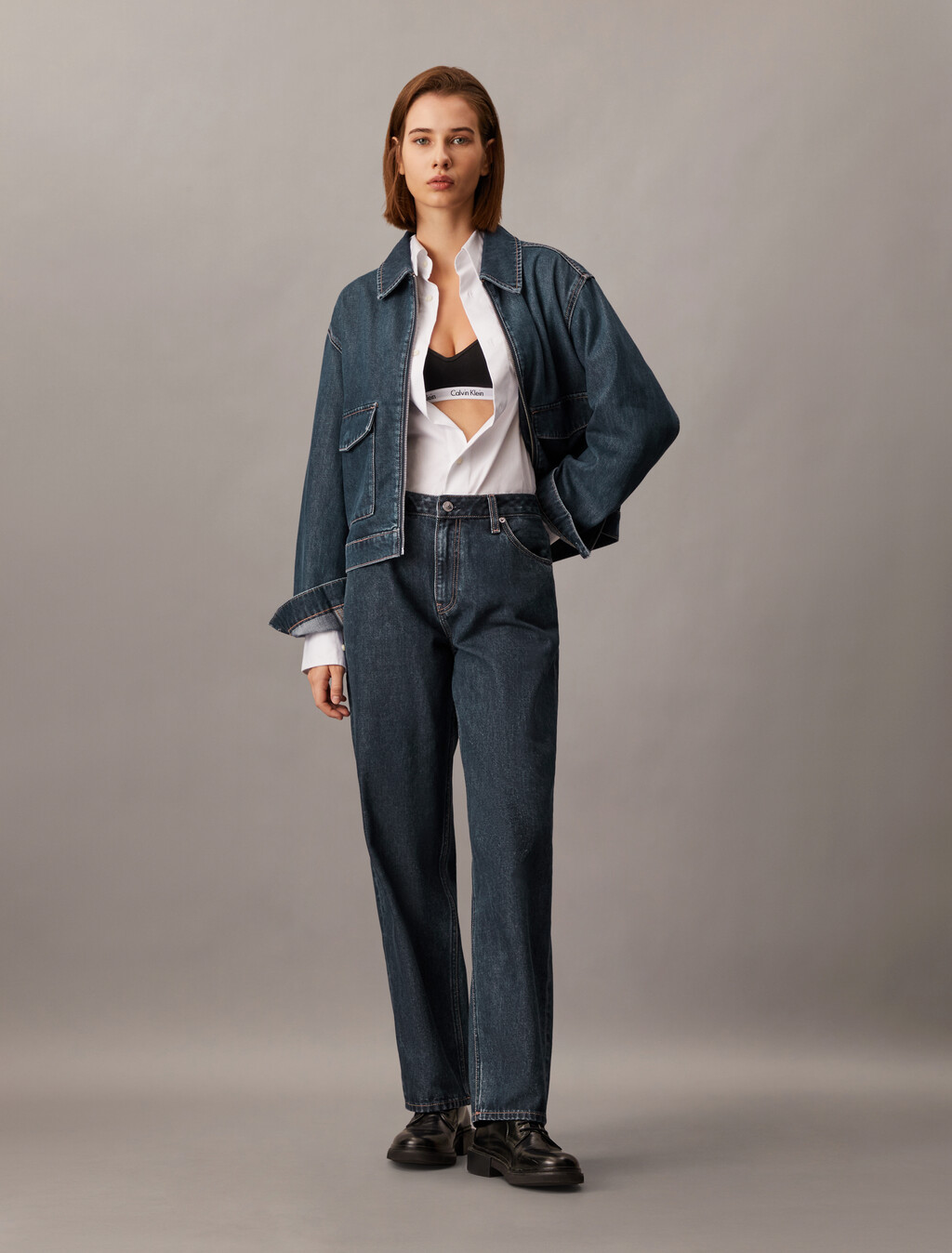 90s Straight Jeans, Denim Dark, hi-res