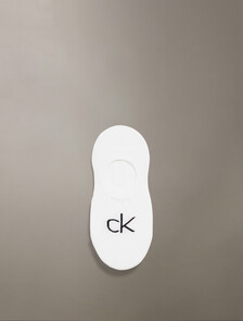 Monogram Liner Sock, WHITE, hi-res
