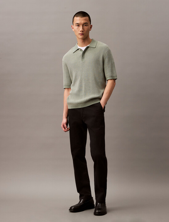 Stretch Cotton Slim Chino
