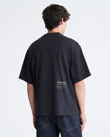 Smooth Cotton Relaxed Crewneck T-Shirt, Black Beauty, hi-res