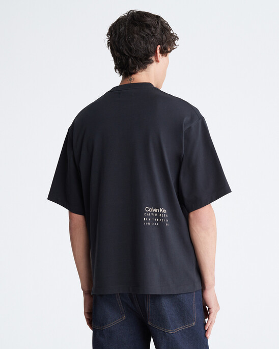 Smooth Cotton Relaxed Crewneck T-Shirt