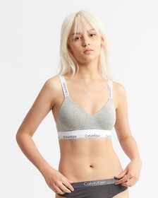 Calvin Klein Modern Cotton Cross-Back Triangle Bralette