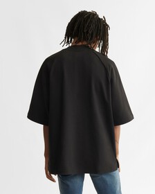 RELAXED LOGO RAGLAN TEE, Black Beauty, hi-res