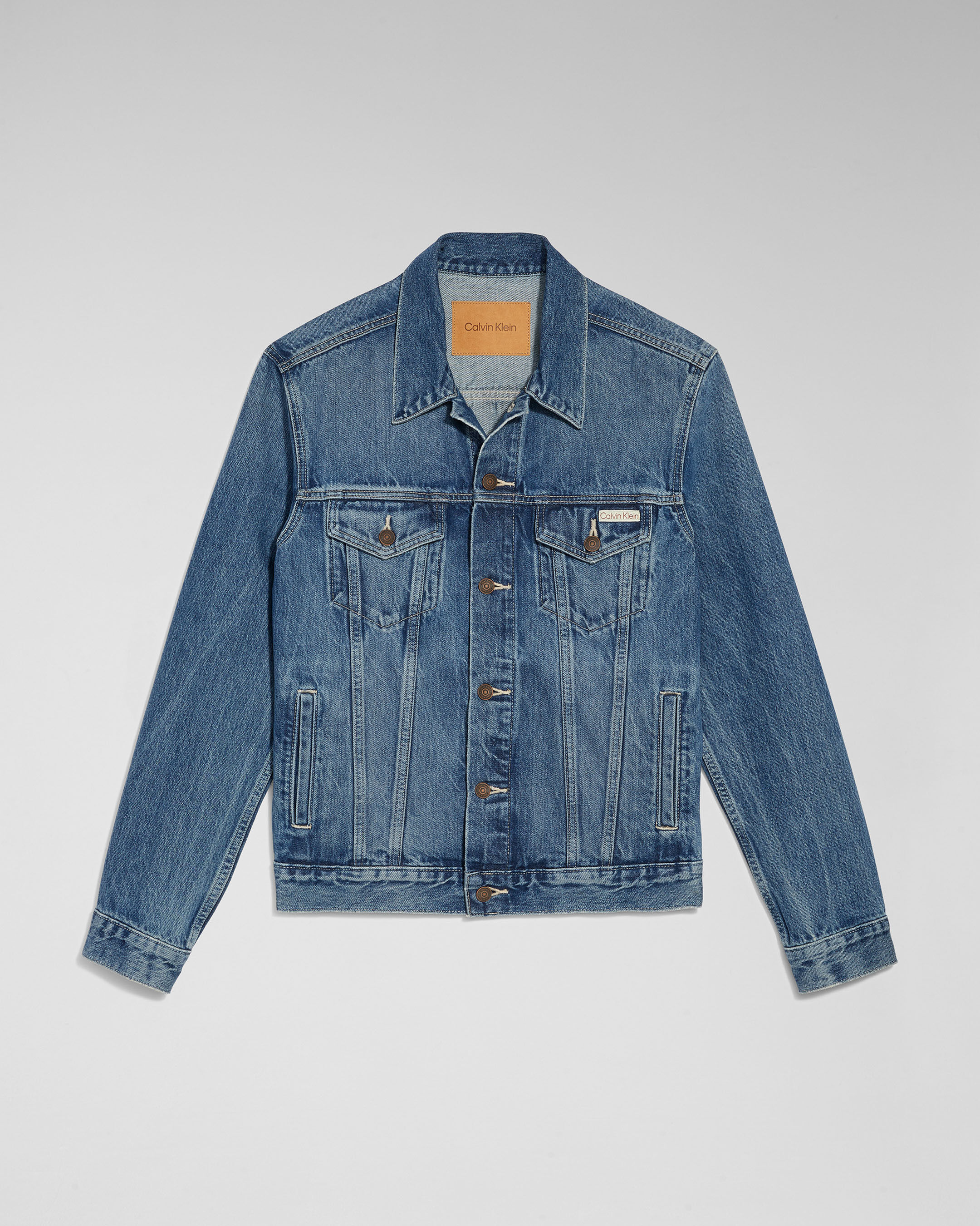 Calvin klein trucker denim jacket hot sale