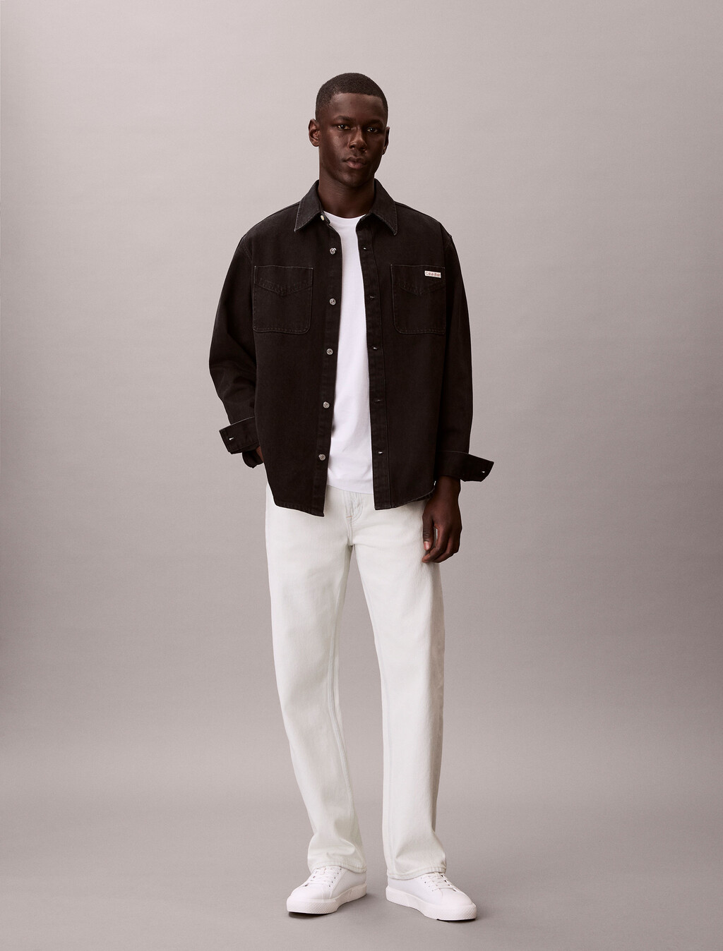 90 年代風牛仔襯衫式外套, JACKSON BLACK STONE, hi-res