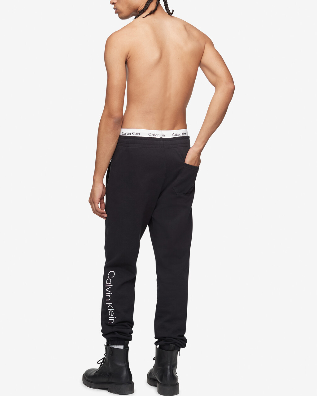 STANDARD LOGO JOGGERS, BLACK BEAUTY-00, hi-res