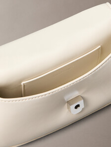 Hardware Monogram Top Handle Crossbody Bag, Light Hay, hi-res