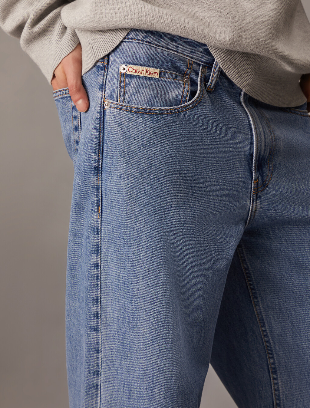 90 年代寬鬆版型牛仔褲, Denim Light, hi-res