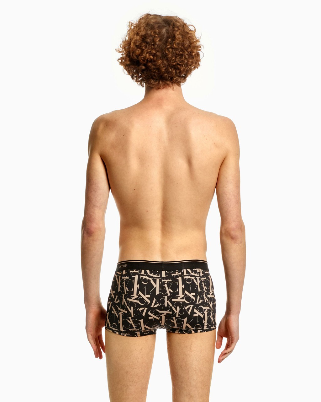 CK ONE PRINT MICRO LOW RISE TRUNKS, 10197 LOGO BREAK PRINT+BLACK, hi-res