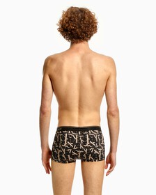 CK ONE PRINT MICRO LOW RISE TRUNKS, 10197 LOGO BREAK PRINT+BLACK, hi-res