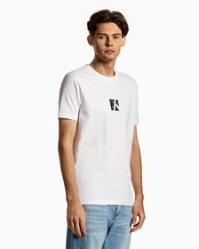 Cut Out Logo Tee, Bright White, hi-res