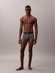 Monogram 圖案低腰平口內褲, STEPPING LOGO BLACK, hi-res