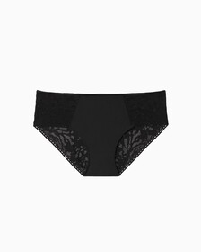 COMFORT LACE 蕾絲低腰內褲, BLACK, hi-res