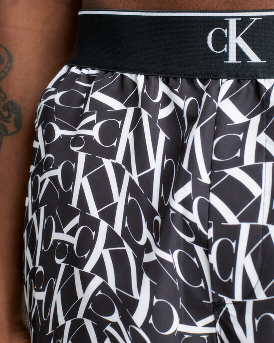 CK MONOGRAM BOARD SHORTS