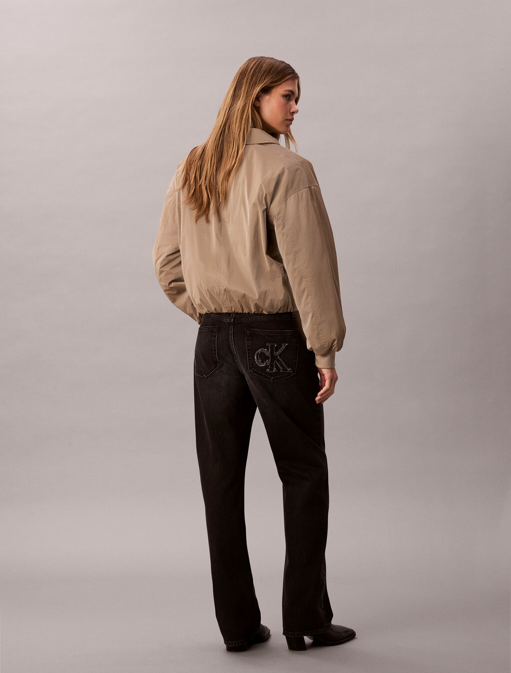 90's Straight Jeans, CK SANDED BLACK, hi-res