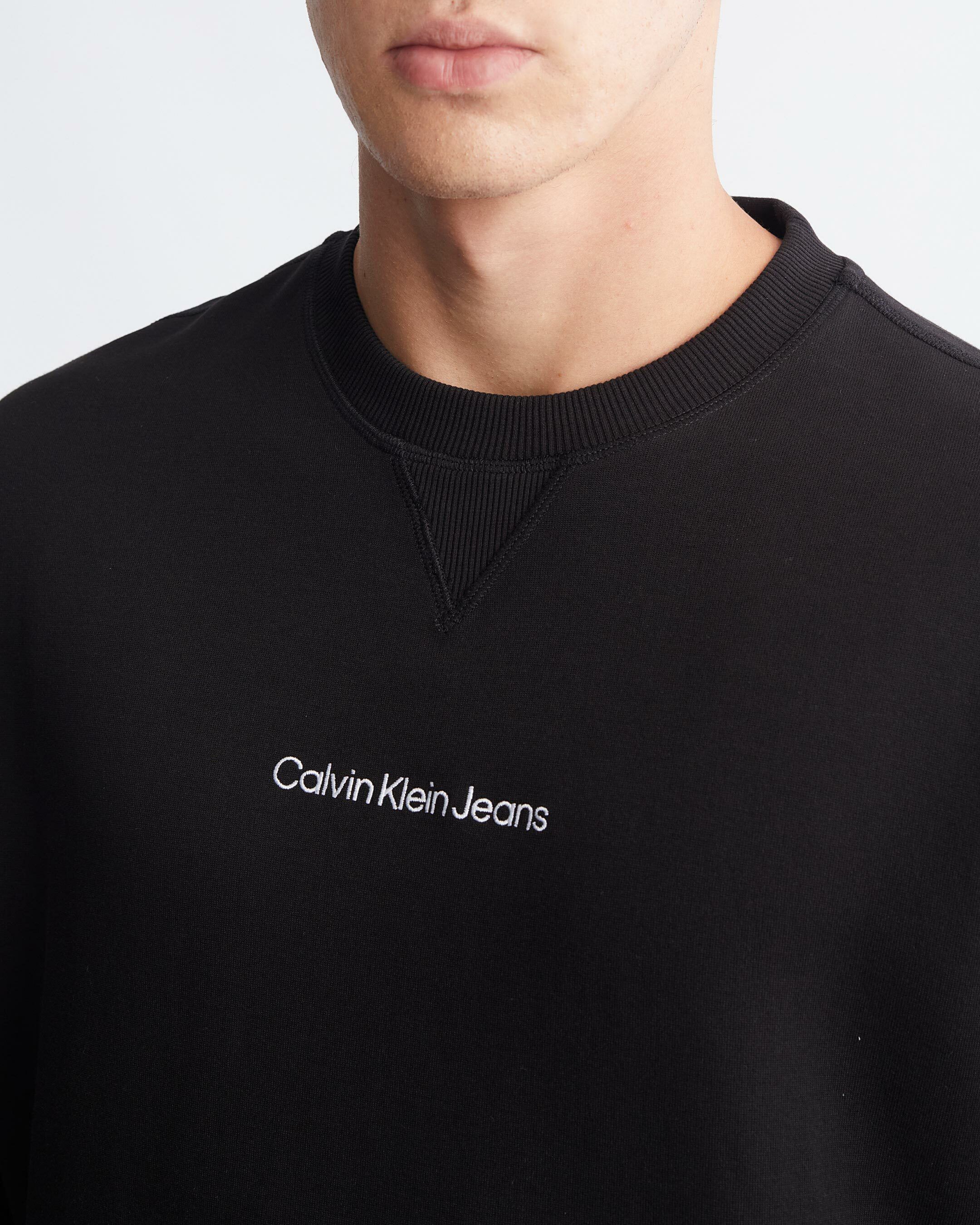 Performance brush logo crewneck sweatshir deals