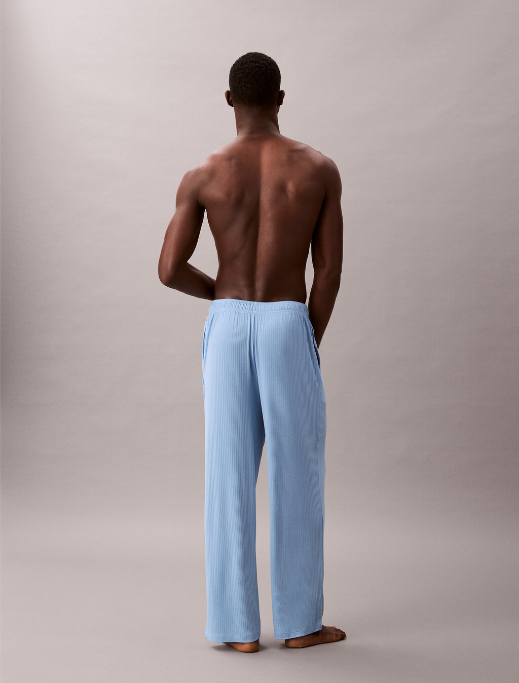 Modal Rib Knit Sleep Pant, Gulf Blue, hi-res