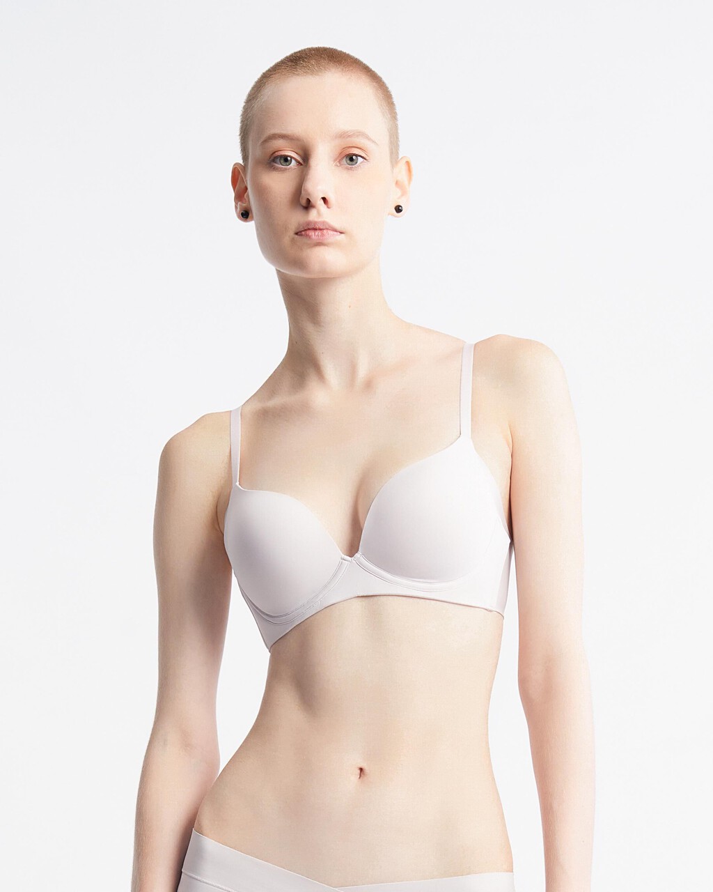 Invisibles Line Extension Push Up Plunge Bra, Lilac Marble, hi-res