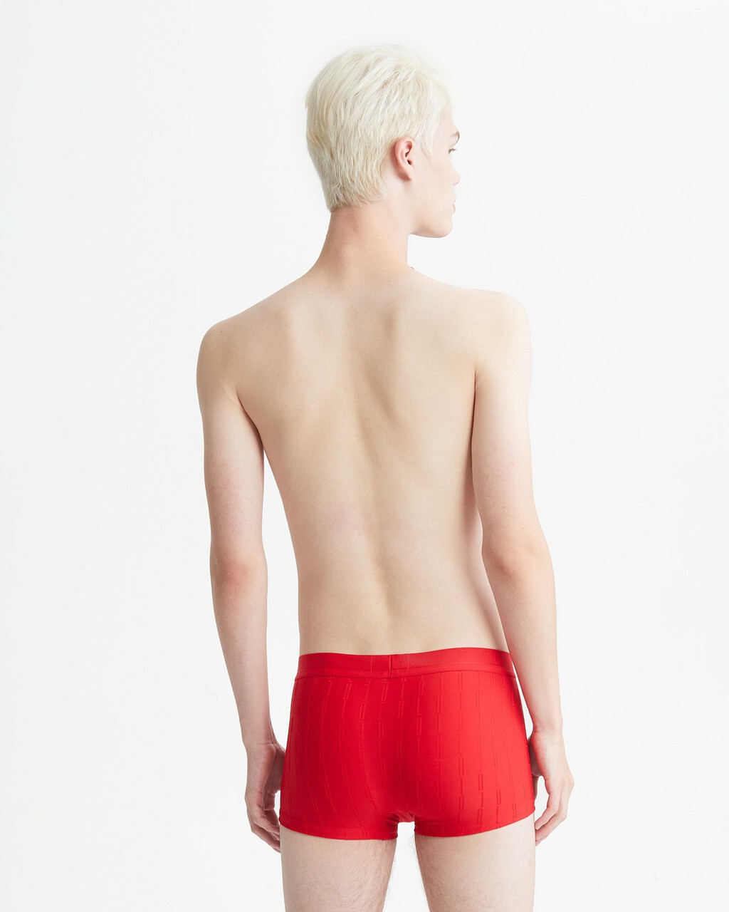 CK Black Logo Jacquard Low Rise Trunk, Exact, hi-res