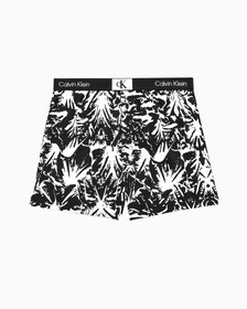 Calvin Klein 1996 Cotton Slim Boxers, PALM TREES PRINT+BLACK, hi-res